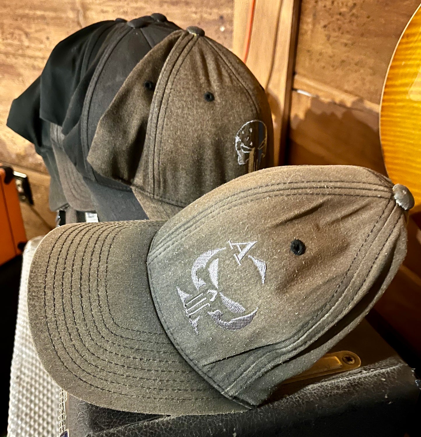 Joe’s touring hats signed