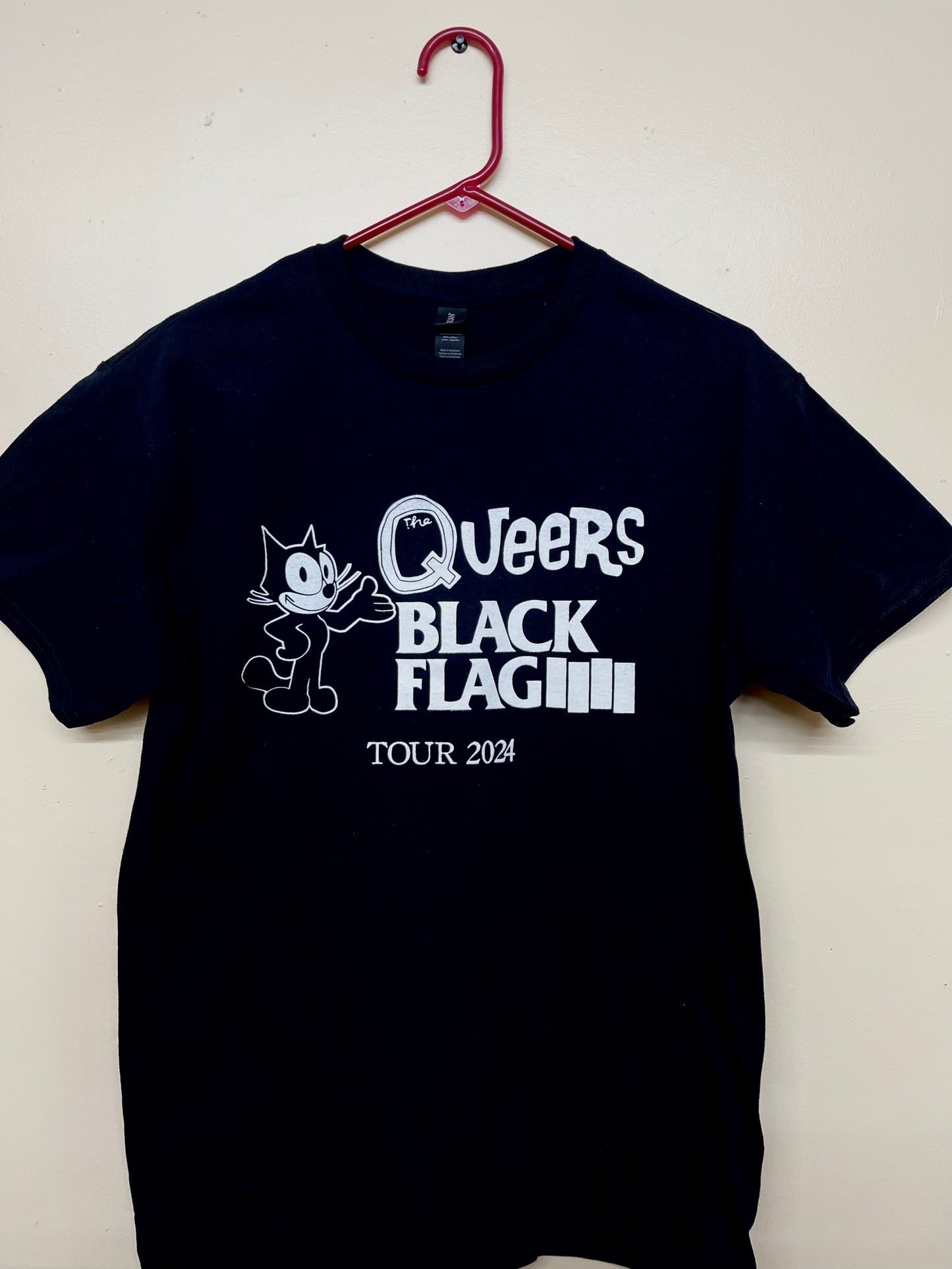 T shirt The Queers/Black Flag tour 2024